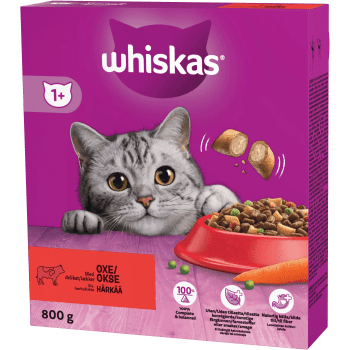 Kattmat Biff Adult 800g Whiskas.