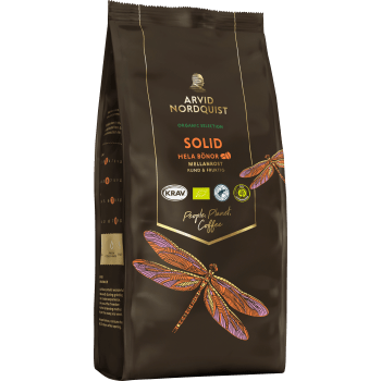 Kaffe Solid Hela bönor 450g KRAV Arvid Nordquist.