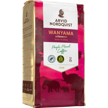 Bryggkaffe Wanyama Mörkrost 500g Arvid Nordquist Classic.
