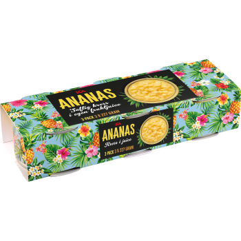 Ananas Krossad 227g 3-p ICA.