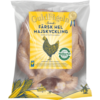 Majskyckling Färsk Hel ca 1,3kg Guldfågeln.