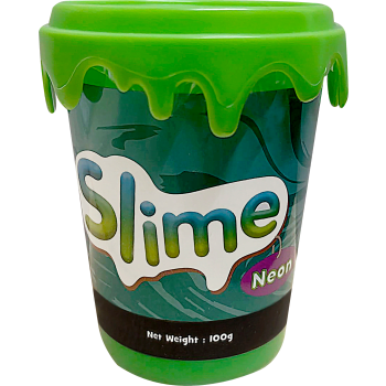 Slime neon grön.