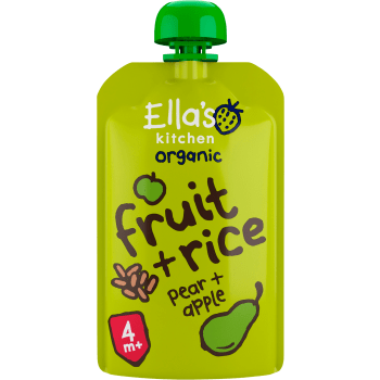Fruktris Päron & äpple 4m Ekologisk 120g Ellas Kitchen.