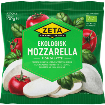 Mozzarella Ekologisk 200g Zeta.