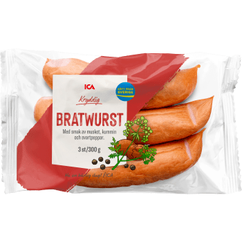 Bratwurst 300g ICA.