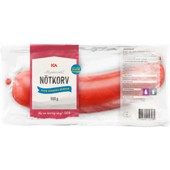 Nötkorv Alspånsrökt 550g ICA.