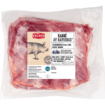 Karré Färsk Rapsgris ca 1,1kg Scan.