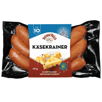 Korv Käsekrainer 380g Helmut Walch Charkuteri.