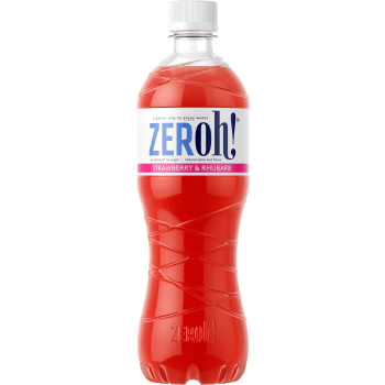 Lightdryck Strawberry Rhubarb Sockerfri 80cl Zeroh!.