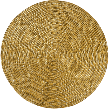 Tablett Ines Guld D:38cm ICA.
