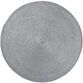 Tablett Ines Silver D:38cm ICA.