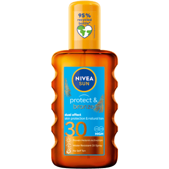 Solkräm Protect & Bronze Oil Spray SPF30 200ml Nivea Sun.