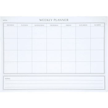 Veckoplan Note A4.