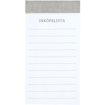 Inköpslista magnetisk.