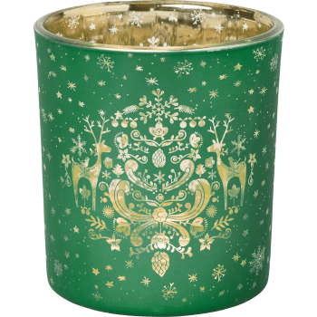 Ljuslykta Xmas grön ICA.