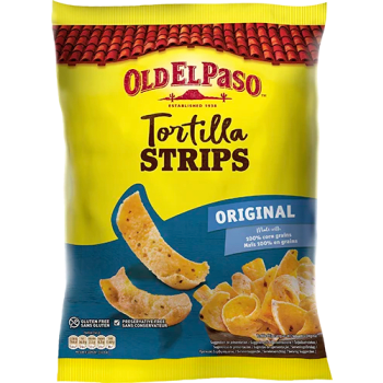 Tortilla Strips Original 185g Old El Paso.
