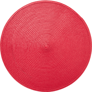 Tablett Ines röd D:38cm ICA.