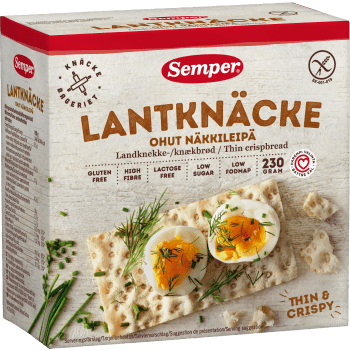Lantknäcke Glutenfri 230g Semper.