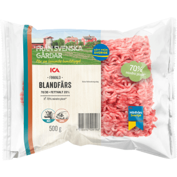 Blandfärs Färsk Matkasse 20% 500g ICA.