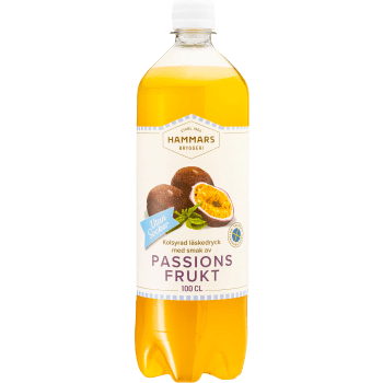 Läsk Passionsfrukt Sockerfri 1l Hammars Bryggeri.