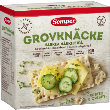 Grovknäcke Glutenfri 215g Semper.