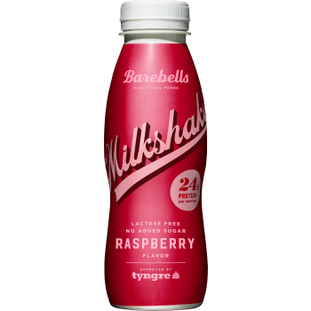 Proteinmilkshake Hallon 330ml Barebells.