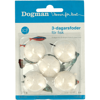 3-dagarsfoder för fisk 25g Dogman.