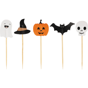 Partypicks Halloween 6,5cm 25-p Festive.