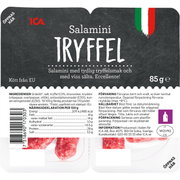 Salamini Tryffel 85g ICA.