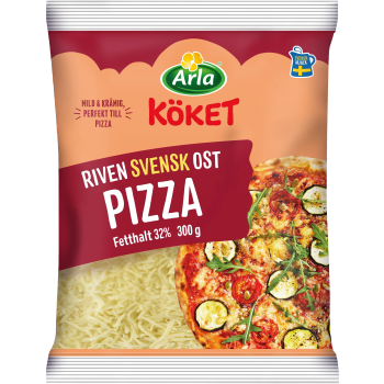 Riven ost Pizza 32% 300g Arla Köket.