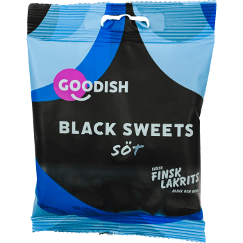 Lakrits Black Sweets Söt 100g Finsk Lakrits.
