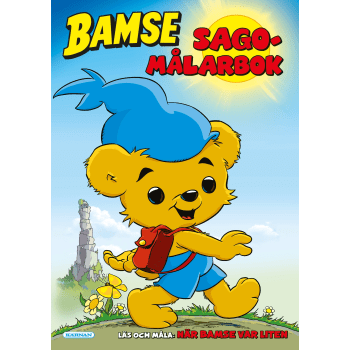 Sagomålarbok När Bamse var liten.