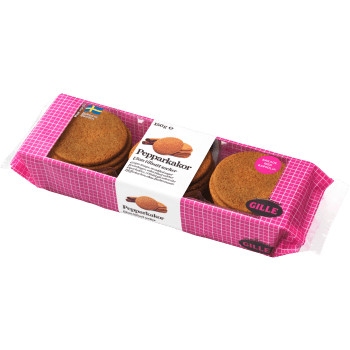 Pepparkakor Utan tillsatt socker 150g Gille.