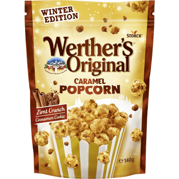 Caramel Popcorn Cinnamon Cookie 140g Werthers Original.