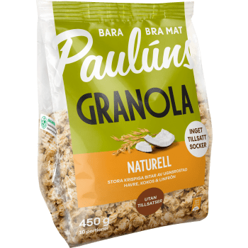 Granola Naturell 450g Pauluns.
