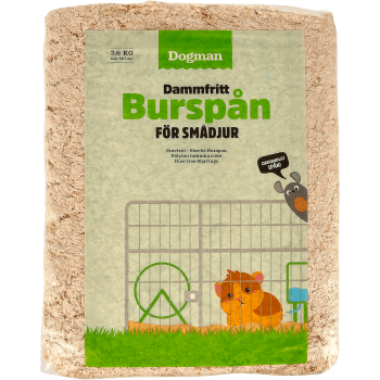 Burspån för smådjur 50l Dogman.