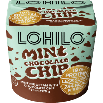 Glass Mint Chocolate Chip 350ml Lohilo.