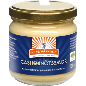 Cashewnötssmör EKO 180g Kung Markatta.