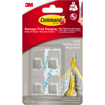Krok metall 4cm hög 4-p Command.