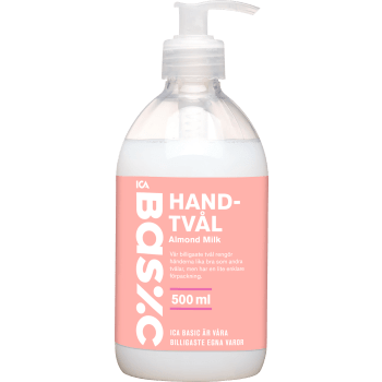 Handtvål Almond Milk 500 ml ICA Basic.