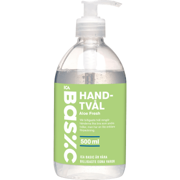 Handtvål Aloe Fresh 500ml ICA Basic.