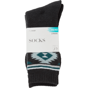 Socks 2p terry pattern 40/43 mywear.