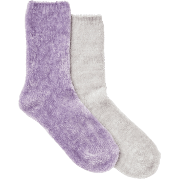 Socka Cossy solid lila/grå 2p Mix 36/38 mywear.
