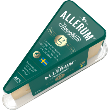 Herrgårdsost 12mån 28% 400g Allerums.