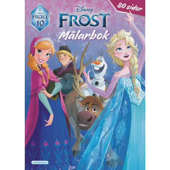 Målarbok 10 år med Anna & Elsa.