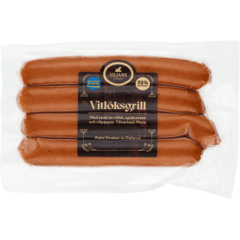 Grillkorv Vitlöksgrill 280g Siljans Chark.