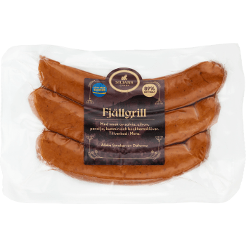 Grillkorv Fjällgrill 300g Siljans Chark.