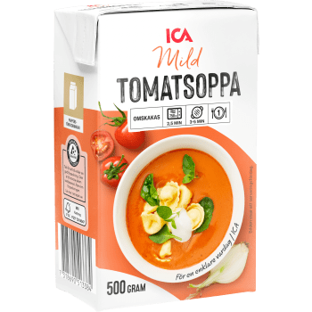 Tomatsoppa Mild 500g ICA.