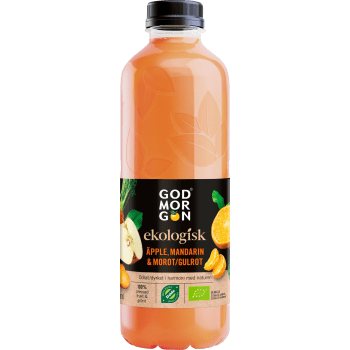 Juice Äpple Mandarin Morot Ekologisk 850ml God Morgon®.