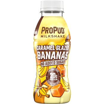 Milkshake Protein Caramel Glazed Bananas Laktosfri 1,6% 330ml ProPud.